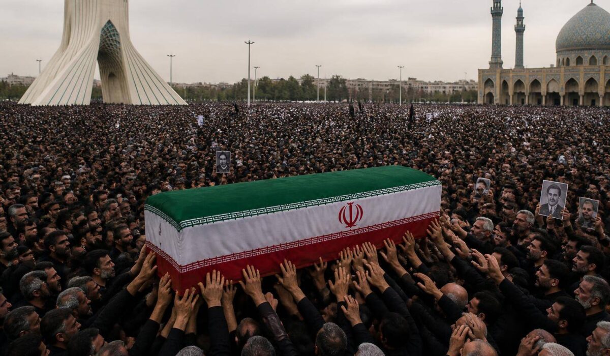 Massive Turnout for Funeral Prayers of Iran’s Late Supreme Leader Ayatollah Ali Khamenei