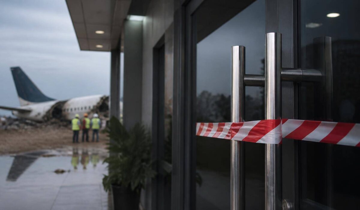 K2 Airways Office Sealed Following Cargo Plane Crash Investigation