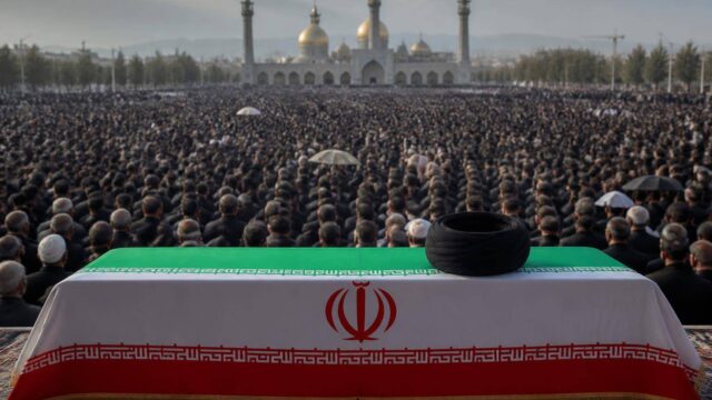 Mass Funeral Prayer Held for Iran’s Late Supreme Leader Ali Khamenei