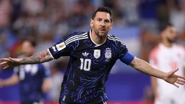 Messi Sets World Cup Record With Goal Against Jordan