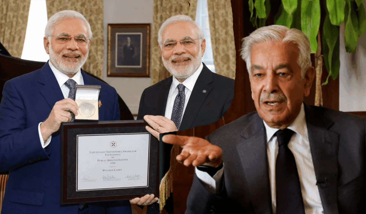 Khawaja Asif Criticizes Modi’s Foreign Awards as Fabricated