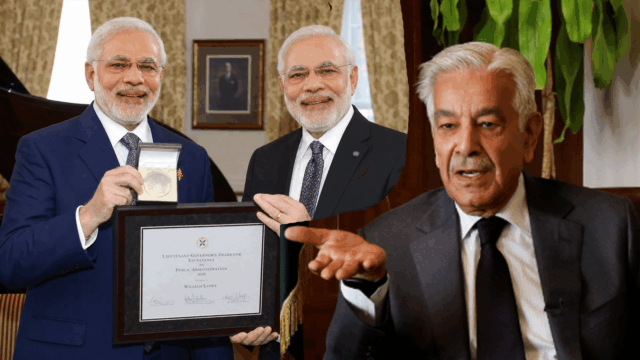 Khawaja Asif Criticizes Modi’s Foreign Awards as Fabricated
