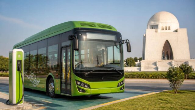 Sindh Government Launches New Electric Bus Routes and Larkana-Qambar Service