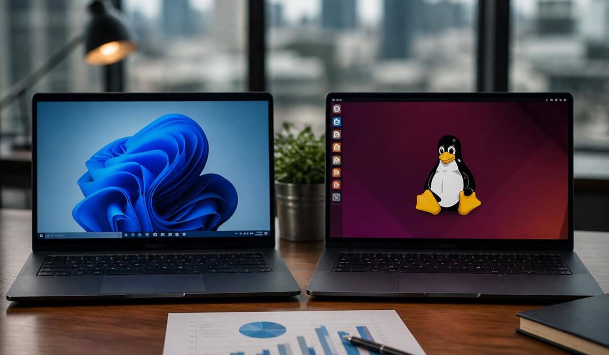 Windows Market Share Falls Below 60% as Linux Gains Popularity