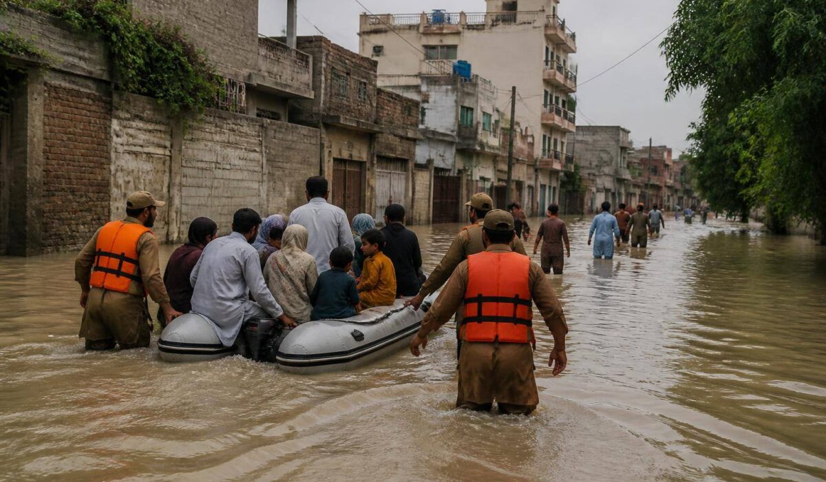Over 120 Rescued as Floodwaters Inundate Peshawar’s Sardar Colony